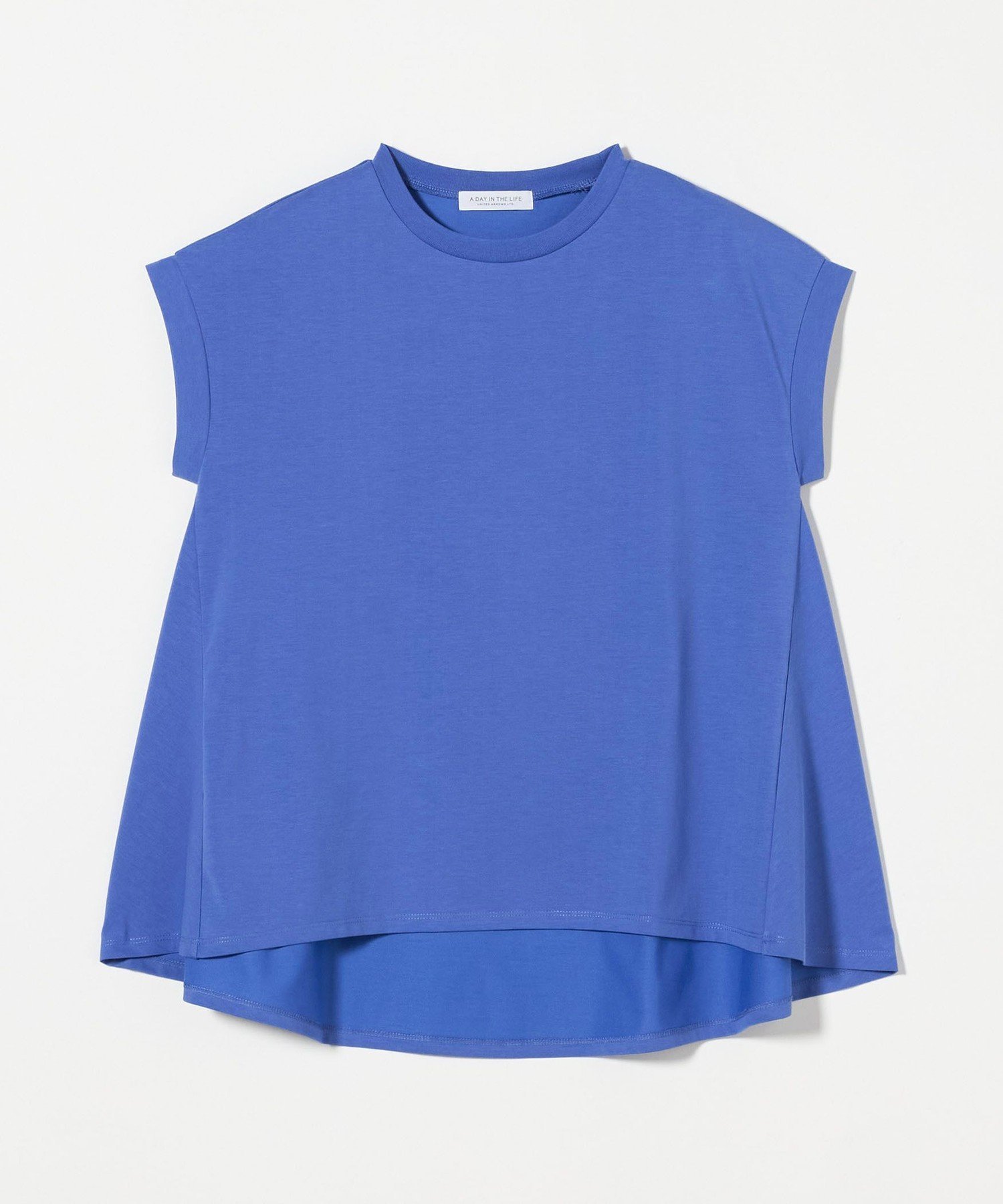 【ユナイテッドアローズ/UNITED ARROWS】のプレーティングテンジク フレアTシャツ A DAY IN THE LIFE インテリア・キッズ・メンズ・レディースファッション・服の通販 founy(ファニー) 　ファッション　Fashion　レディースファッション　Fashion for Women　トップス・カットソー　Cut & Sew Tops　シャツ・ブラウス・オフィスカジュアル　Elegant Blouses & Button-Ups　ロングTシャツ・Tシャツ　Longline T-Shirts & Tees　おすすめ　Recommended / Our Picks　カットソー　Cut and Sewn Top　サンダル　Sandals, Summer Shoes　シンプル　Simple, Minimal　スリーブ　Sleeve, Long Sleeve / Short Sleeve　タイトスカート　Pencil Skirt, Tight Skirt　フレア　Flare, Flared　フレンチ　French, French Style　ボタニカル　Botanical, Floral Pattern　リラックス　Relax, Relaxed Fit　定番　Standard, Basic Item　ビジネス 仕事 通勤　Business / Work / Commuting　COBALT|ID: prp329100004540478 ipo3291000000033473541