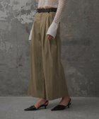 【アダム エ ロペ/ADAM ET ROPE'】の【EMOELLE】バイカラーベルトドレスパンツ カーキ系(39)|ID: prp329100004540481 ipo3291000000032081228