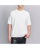 【ビューティ&ユース ユナイテッドアローズ/BEAUTY&YOUTH / UNITED ARROWS / MEN】のダブルフェイス ジオメ コンフォート クルーネック Tシャツ WHITE|ID: prp329100004540484 ipo3291000000032081254