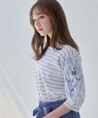 【クチュール ブローチ/Couture Brooch】の【接触冷感・洗える・UV機能付き・二の腕カバー】デイジー リボン エンブロドルマントップス 人気、トレンドファッション・服の通販 founy(ファニー) ファッション Fashion レディースファッション WOMEN トップス・カットソー Tops/Tshirt おすすめ Recommend シルケット Mercerization リボン Ribbon 夏 Summer 洗える Washable thumbnail ブルー|ID: prp329100004540487 ipo3291000000032358890
