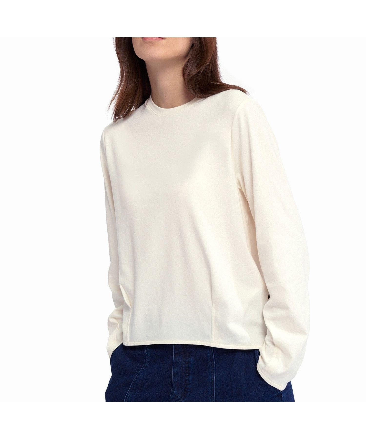 【エーグル/AIGLE】の吸水速乾 UVカット ロングスリーブクルーネックTシャツ RP 長袖Tシャツ インテリア・キッズ・メンズ・レディースファッション・服の通販 founy(ファニー) 　ファッション　Fashion　レディースファッション　WOMEN　トップス・カットソー　Tops/Tshirt　シャツ/ブラウス　Shirts/Blouses　ロング / Tシャツ　T-Shirts　吸水　Water Absorption　定番　Standard　長袖　Long Sleeve　ホワイト|ID: prp329100004540489 ipo3291000000032081294