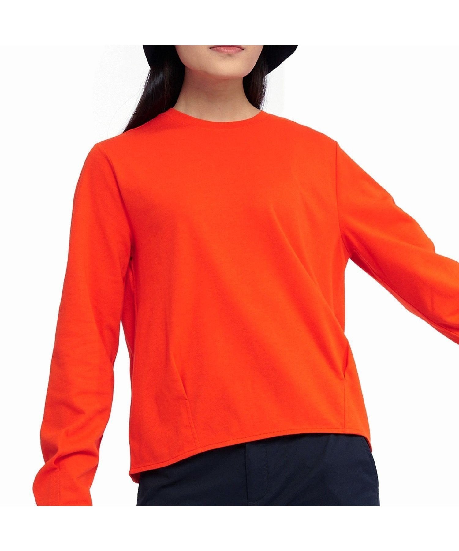 【エーグル/AIGLE】の吸水速乾 UVカット ロングスリーブクルーネックTシャツ RP 長袖Tシャツ インテリア・キッズ・メンズ・レディースファッション・服の通販 founy(ファニー) 　ファッション　Fashion　レディースファッション　WOMEN　トップス・カットソー　Tops/Tshirt　シャツ/ブラウス　Shirts/Blouses　ロング / Tシャツ　T-Shirts　吸水　Water Absorption　定番　Standard　長袖　Long Sleeve　レッド|ID: prp329100004540489 ipo3291000000032081297