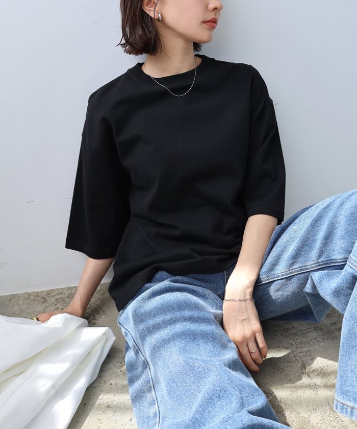 【その他のブランド/Other】のオーバーサイズ Tシャツ evernavy エバーネイビー インテリア・キッズ・メンズ・レディースファッション・服の通販 founy(ファニー) https://founy.com/ ファッション Fashion レディースファッション WOMEN トップス・カットソー Tops/Tshirt シャツ/ブラウス Shirts/Blouses ロング / Tシャツ T-Shirts おすすめ Recommend ショルダー Shoulder ドロップ Drop ベーシック Basic エレガント 上品 Elegant 半袖 Short Sleeve |ID: prp329100004540495 ipo3291000000032307040