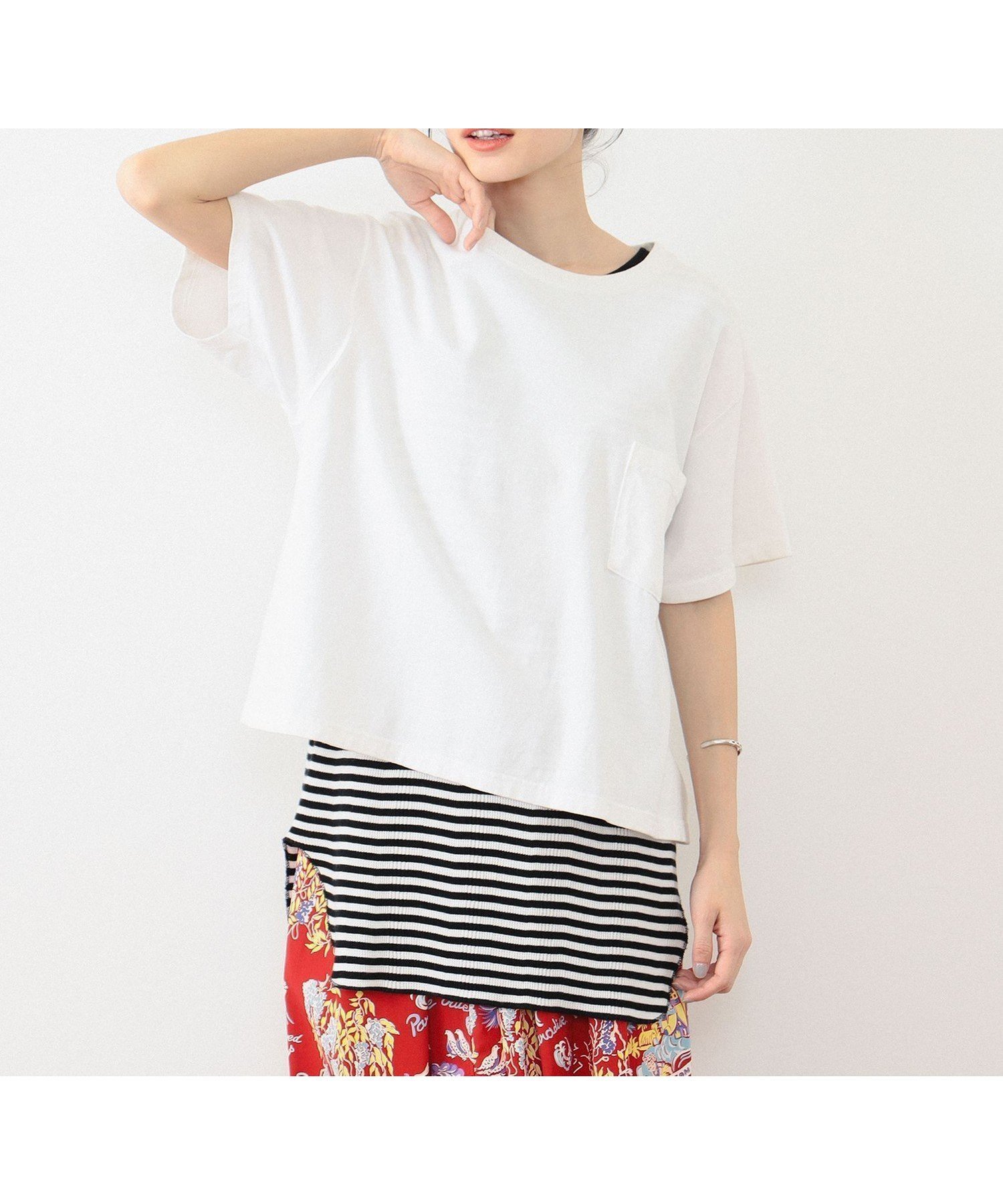 【ビームス ウイメン/BEAMS】のGoodwear / カスタム ビッグ 半袖 Tシャツ インテリア・キッズ・メンズ・レディースファッション・服の通販 founy(ファニー) 　ファッション　Fashion　レディースファッション　Ladies' Fashion Online　トップス・カットソー　Tops/Tshirt　シャツ/ブラウス　Shirts/Blouses　ロング / Tシャツ　T-Shirts　洗える　Washable　ショート　Short　スラックス　Slacks　定番　Standard　ビッグ　Big　フレア　Flare　ポケット　Pocket　半袖　Short Sleeve　リラックス　Relax　ワイド　Wide　WHITE|ID: prp329100004540499 ipo3291000000032531143