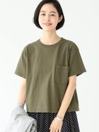 【ビームス ウイメン/BEAMS】のGoodwear / カスタム ビッグ 半袖 Tシャツ 人気、トレンドファッション・服の通販 founy(ファニー) ファッション Fashion レディースファッション Ladies' Fashion Online トップス・カットソー Tops/Tshirt シャツ/ブラウス Shirts/Blouses ロング / Tシャツ T-Shirts 洗える Washable ショート Short スラックス Slacks 定番 Standard ビッグ Big フレア Flare ポケット Pocket 半袖 Short Sleeve リラックス Relax ワイド Wide thumbnail OLIVE|ID: prp329100004540499 ipo3291000000032531152