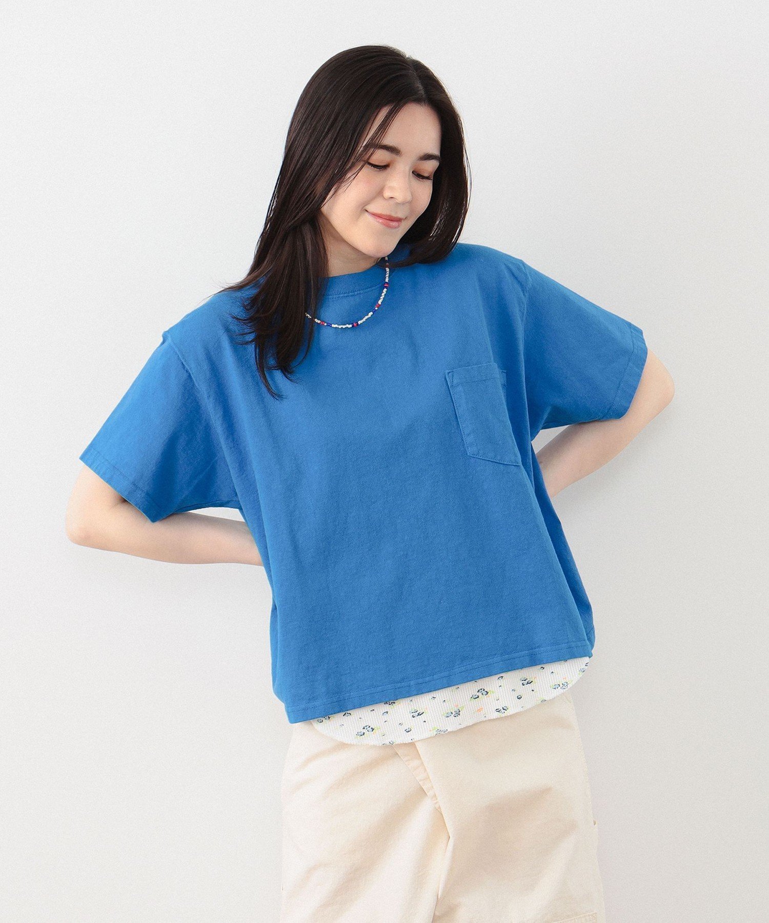 【ビームス ウイメン/BEAMS】のGoodwear / カスタム ビッグ 半袖 Tシャツ インテリア・キッズ・メンズ・レディースファッション・服の通販 founy(ファニー) 　ファッション　Fashion　レディースファッション　Ladies' Fashion Online　トップス・カットソー　Tops/Tshirt　シャツ/ブラウス　Shirts/Blouses　ロング / Tシャツ　T-Shirts　洗える　Washable　ショート　Short　スラックス　Slacks　定番　Standard　ビッグ　Big　フレア　Flare　ポケット　Pocket　半袖　Short Sleeve　リラックス　Relax　ワイド　Wide　BlueStreak|ID: prp329100004540499 ipo3291000000032531153