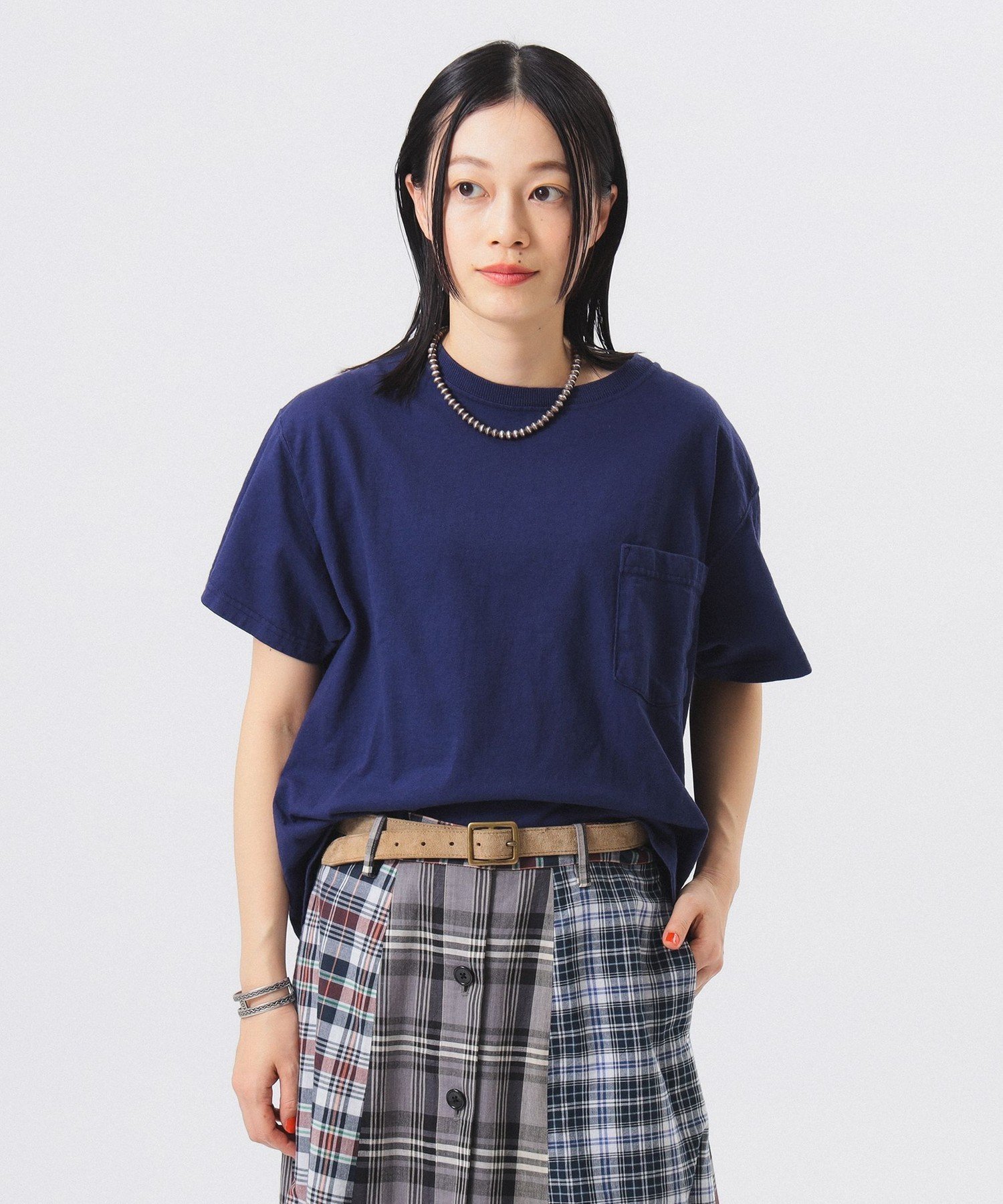 【ビームス ウイメン/BEAMS】のGoodwear / カスタム ビッグ 半袖 Tシャツ インテリア・キッズ・メンズ・レディースファッション・服の通販 founy(ファニー) 　ファッション　Fashion　レディースファッション　Ladies' Fashion Online　トップス・カットソー　Tops/Tshirt　シャツ/ブラウス　Shirts/Blouses　ロング / Tシャツ　T-Shirts　洗える　Washable　ショート　Short　スラックス　Slacks　定番　Standard　ビッグ　Big　フレア　Flare　ポケット　Pocket　半袖　Short Sleeve　リラックス　Relax　ワイド　Wide　TOP NAVY|ID: prp329100004540499 ipo3291000000032531156