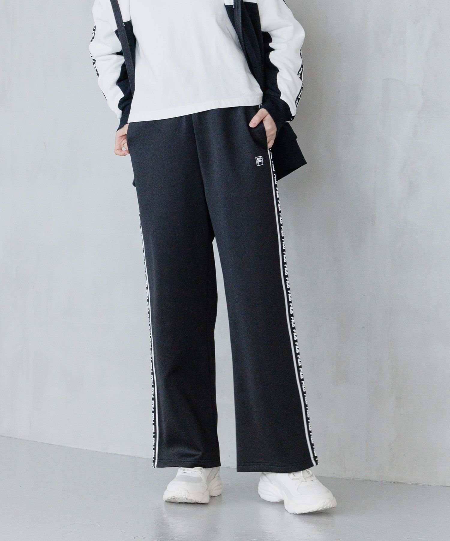 【グローバルワーク/GLOBAL WORK / KIDS】のFILA/コラボトラックパンツ/キッズ/252059 人気、トレンドファッション・服の通販 founy(ファニー) 　ファッション　Fashion　キッズファッション　KIDS　ボトムス　Bottoms/Kids　トレンド　Trend　ポケット　Pocket　ワイド　Wide　 other-1|ID: prp329100004540500 ipo3291000000032081357