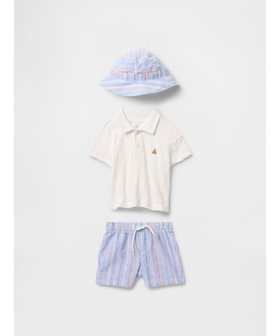 【ギャップ/GAP / KIDS】のポロ襟 コーデセット (ベビー) 人気、トレンドファッション・服の通販 founy(ファニー) ファッション Fashion キッズファッション KIDS ショート Short ストライプ Stripe ドローコード Draw Cord パッチ Patch ベビー Baby ポケット Pocket ポロシャツ Polo Shirt 半袖 Short Sleeve ラップ Wrap リネン Linen |ID:prp329100004540512