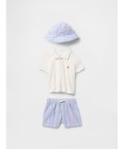 【ギャップ/GAP / KIDS】のポロ襟 コーデセット (ベビー) RAINBOW BLUE STRIPE|ID: prp329100004540512 ipo3291000000032081471