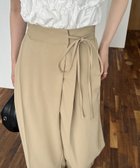 【カプリシューレマージュ/CAPRICIEUX LEMAGE】の【待望の追加決定!/新色ブラウン】ラップリボンパンツ 人気、トレンドファッション・服の通販 founy(ファニー) ファッション Fashion レディースファッション Fashion for Women パンツ Pants & Trousers おすすめ Recommended / Our Picks カーディガン Cardigan, Knitwear キャミ Camisole, Cami Top コンパクト Compact, Small Size ラップ Wrap, Wrap Design リボン Ribbon, Bow 人気 Popular, Best Seller thumbnail ベージュ|ID: prp329100004540523 ipo3291000000033386358