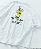【フリークスストア/FREAK'S STORE】のPEANUTS/ピーナッツ 別注 ビッグシルエット バックプリント クルーネックTシャツ/チャーリー・ブラウン 【限定展開】 25SS ホワイト|ID: prp329100004540532 ipo3291000000033304638