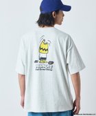 【フリークスストア/FREAK'S STORE】のPEANUTS/ピーナッツ 別注 ビッグシルエット バックプリント クルーネックTシャツ/チャーリー・ブラウン 【限定展開】 25SS グレー|ID: prp329100004540532 ipo3291000000033304640