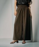 【レプシィム ローリーズファーム/LEPSIM LOWRYS FARM】のスラックスギャザーワイドパンツ 人気、トレンドファッション・服の通販 founy(ファニー) ファッション Fashion レディースファッション WOMEN パンツ Pants おすすめ Recommend ギャザー Gather スウェット Sweat 春 Spring thumbnail ダークブラウン58|ID: prp329100004540536 ipo3291000000032260720