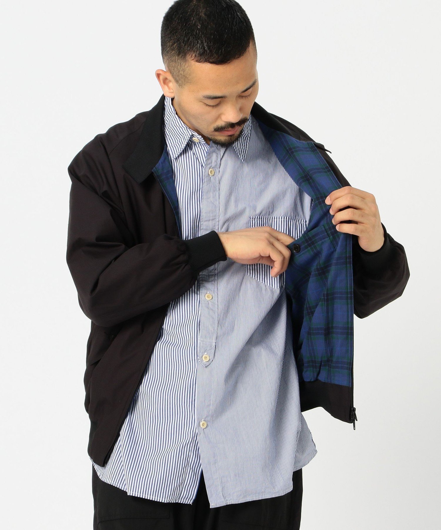 【ビームス/BEAMS / MEN】の【ビームスの百名品】【別注】 BARACUTA / G9 Classic Model 25SS 春 インテリア・キッズ・メンズ・レディースファッション・服の通販 founy(ファニー) 　ファッション　Fashion　メンズファッション　MEN　2025年　2025　2025春夏・S/S　Ss,Spring/Summer,2025　クラシック　Classic　ジップ　Zip　パターン　Pattern　フロント　Front　ブルゾン　Blouson　人気　Popularity　別注　Special Order　定番　Standard　春　Spring　MIDNIGHT1|ID: prp329100004540540 ipo3291000000032081719