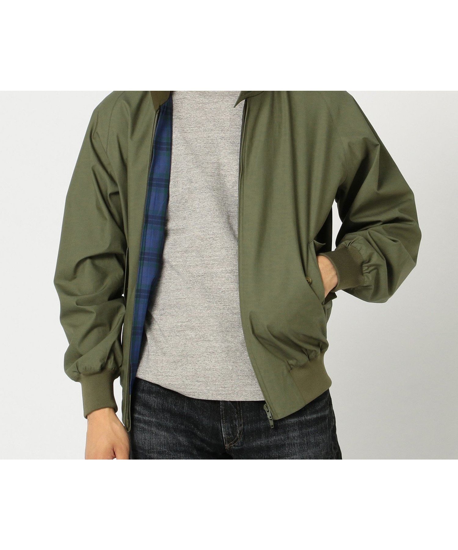 【ビームス/BEAMS / MEN】の【ビームスの百名品】【別注】 BARACUTA / G9 Classic Model 25SS 春 インテリア・キッズ・メンズ・レディースファッション・服の通販 founy(ファニー) 　ファッション　Fashion　メンズファッション　MEN　2025年　2025　2025春夏・S/S　Ss,Spring/Summer,2025　クラシック　Classic　ジップ　Zip　パターン　Pattern　フロント　Front　ブルゾン　Blouson　人気　Popularity　別注　Special Order　定番　Standard　春　Spring　OLIVE|ID: prp329100004540540 ipo3291000000032081723