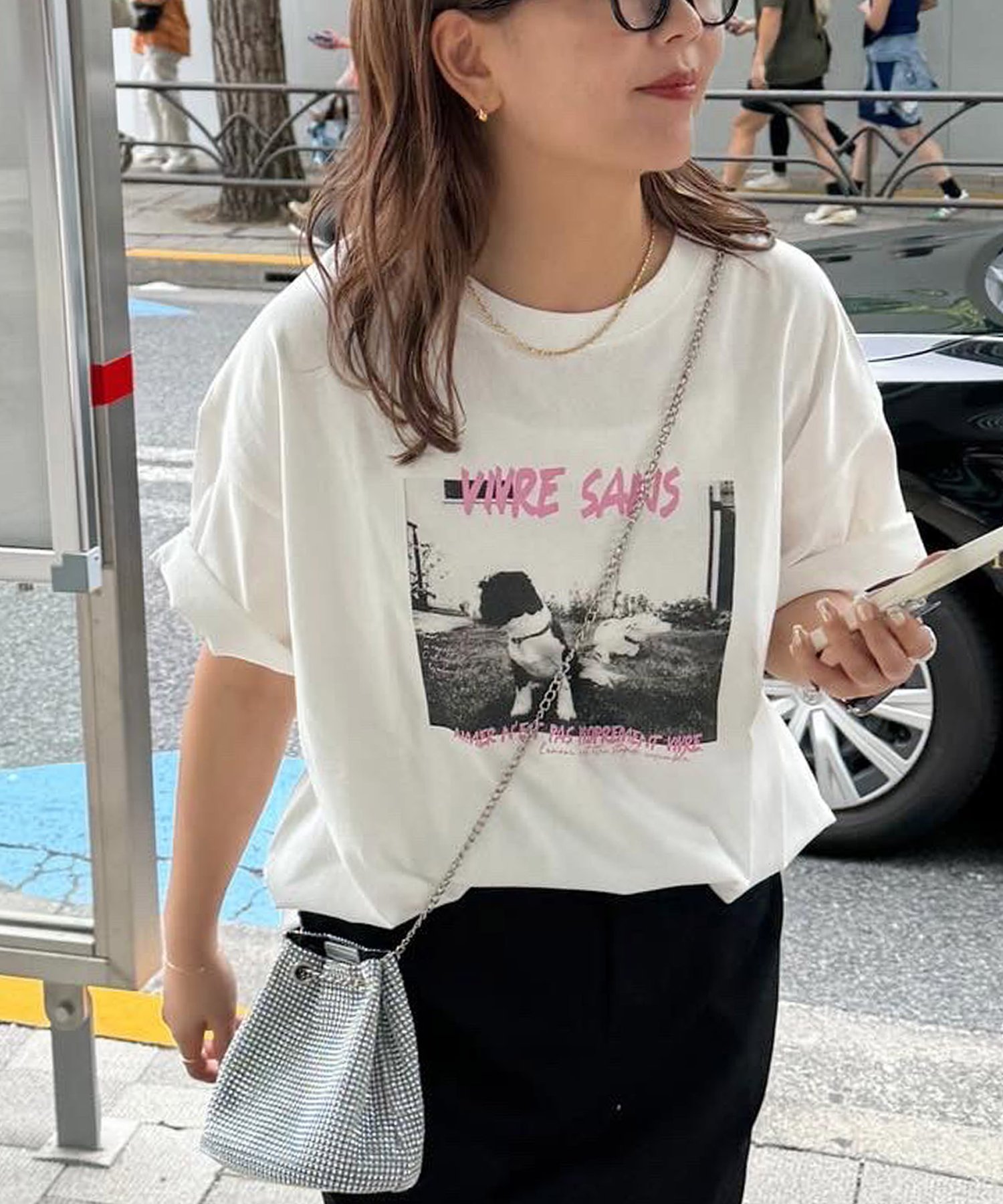 【ディスコート/Discoat】の【WEB限定】レタリングフォトTシャツ インテリア・キッズ・メンズ・レディースファッション・服の通販 founy(ファニー) 　ファッション　Fashion　レディースファッション　Fashion for Women　トップス・カットソー　Cut & Sew Tops　シャツ・ブラウス・オフィスカジュアル　Elegant Blouses & Button-Ups　ロングTシャツ・Tシャツ　Longline T-Shirts & Tees　おすすめ　Recommended / Our Picks　ショルダー　Shoulder, Shoulder Strap　シンプル　Simple, Minimal　トレンド　Trend, Trending Now　ドロップ　Drop Shoulder, Dropped Style　プリント　Print, Printed Pattern　ボトム　Bottoms, Lower Wear　犬　Dog　猫　Cat, Kitty　ピンク|ID: prp329100004540564 ipo3291000000033095965