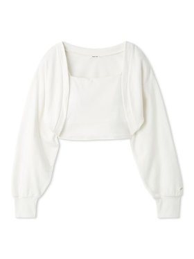【フレイ アイディー/FRAY I.D】のカップインキャミセットスウェットボレロ 人気、トレンドファッション・服の通販 founy(ファニー) ファッション Fashion レディースファッション Ladies' Fashion Online アウター Coat Outerwear ボレロ Bolero jackets トップス・カットソー Tops/Tshirt キャミソール / ノースリーブ No Sleeves パーカ Sweats スウェット Sweat アンダー Under インナー Inner 春 Spring キャミ Cami キャミソール Camisole キャミワンピース Cami Dress スウェット Sweat スタイリッシュ Stylish セットアップ Set Up トラベル Travel ボレロ Bolero リラックス Relax S/S・春夏 Ss・Spring/Summer おすすめ Recommend 夏 Summer |ID:prp329100004540602