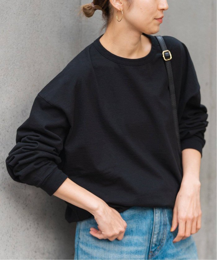 【フレームワーク/FRAMeWORK】のルーズスリーブロンT インテリア・キッズ・メンズ・レディースファッション・服の通販 founy(ファニー) https://founy.com/ ファッション Fashion レディースファッション WOMEN トップス・カットソー Tops/Tshirt ロング / Tシャツ T-Shirts ベーシック Basic ワイド Wide 定番 Standard 無地 Plain Color |ID: prp329100004540614 ipo3291000000032082172