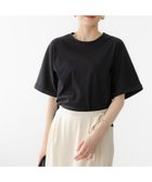 【エルーラ/Elura】のサマ見えリラックスTシャツ/318893 人気、トレンドファッション・服の通販 founy(ファニー) ファッション Fashion レディースファッション WOMEN トップス・カットソー Tops/Tshirt シャツ/ブラウス Shirts/Blouses ロング / Tシャツ T-Shirts デコルテ Decolletage 定番 Standard バランス Balance フレア Flare リラックス Relax ワイド Wide 再入荷 Restock/Back In Stock/Re Arrival おすすめ Recommend 夏 Summer thumbnail ブラック09|ID: prp329100004540621 ipo3291000000032082220