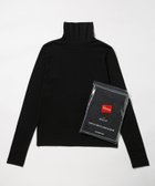 【アダム エ ロペ/ADAM ET ROPE'】のWOMEN【Hanes for BIOTOP】 オーガニックコットン タートルネックプルオーバー ブラック(01)|ID: prp329100004540635 ipo3291000000033809805