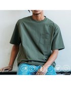 【フリークスストア/FREAK'S STORE】のAIRDRY 高機能素材 7.7オンス ビックシルエット クルーネック ポケットTシャツ/エアドライ ポリエステル Tシャツ/吸水速乾/遮熱性 25SS オリーブ|ID: prp329100004540663 ipo3291000000033561592