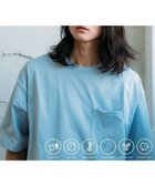 【フリークスストア/FREAK'S STORE】のAIRDRY 高機能素材 7.7オンス ビックシルエット クルーネック ポケットTシャツ/エアドライ ポリエステル Tシャツ/吸水速乾/遮熱性 25SS サックスブルー|ID: prp329100004540663 ipo3291000000033561593