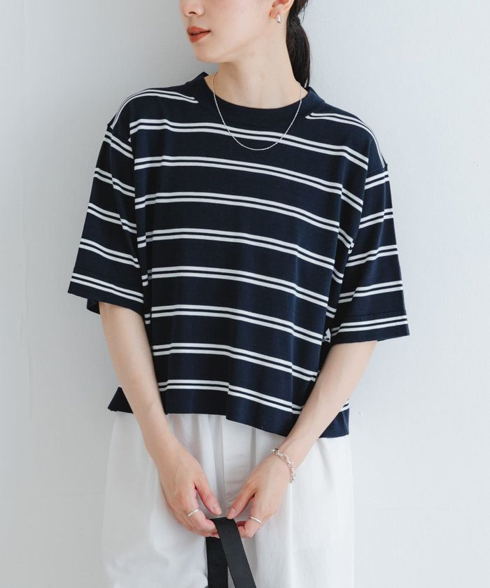 【アーバンリサーチ/URBAN RESEARCH】のnew basic ハイゲージニットTシャツ インテリア・キッズ・メンズ・レディースファッション・服の通販 founy(ファニー) https://founy.com/ ファッション Fashion レディースファッション WOMEN トップス・カットソー Tops/Tshirt ニット Knit Tops シャツ/ブラウス Shirts/Blouses ロング / Tシャツ T-Shirts 2025年 2025 2025春夏・S/S Ss,Spring/Summer,2025 おすすめ Recommend デニム Denim エレガント 上品 Elegant 夏 Summer S/S・春夏 Ss・Spring/Summer |ID: prp329100004540697 ipo3291000000032373338