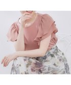 【クチュール ブローチ/Couture Brooch】の【接触冷感・UVカット・二の腕カバー】ラッフルフレアスリーブ 人気、トレンドファッション・服の通販 founy(ファニー) ファッション Fashion レディースファッション WOMEN シルケット Mercerization ジャージ Jersey ジョーゼット Georgette 夏 Summer ビジネス 仕事 通勤 Business thumbnail ピンクベージュ|ID: prp329100004540716 ipo3291000000032082768