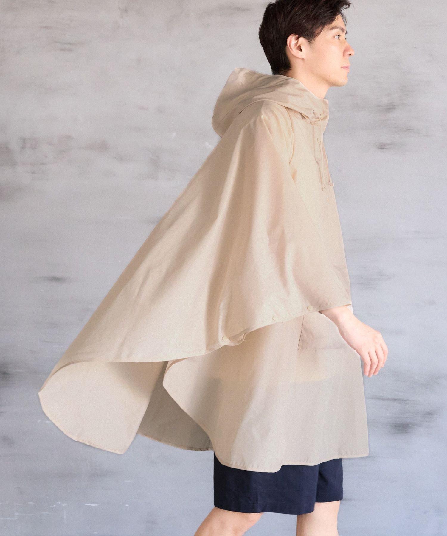 【ラコレ/LAKOLE】のパッカブルレインポンチョ インテリア・キッズ・メンズ・レディースファッション・服の通販 founy(ファニー) 　ファッション　Fashion　レディースファッション　WOMEN　アウター　Coat Outerwear　ポンチョ　Ponchos　ポケット　Pocket　アイボリー52|ID: prp329100004540769 ipo3291000000032289649