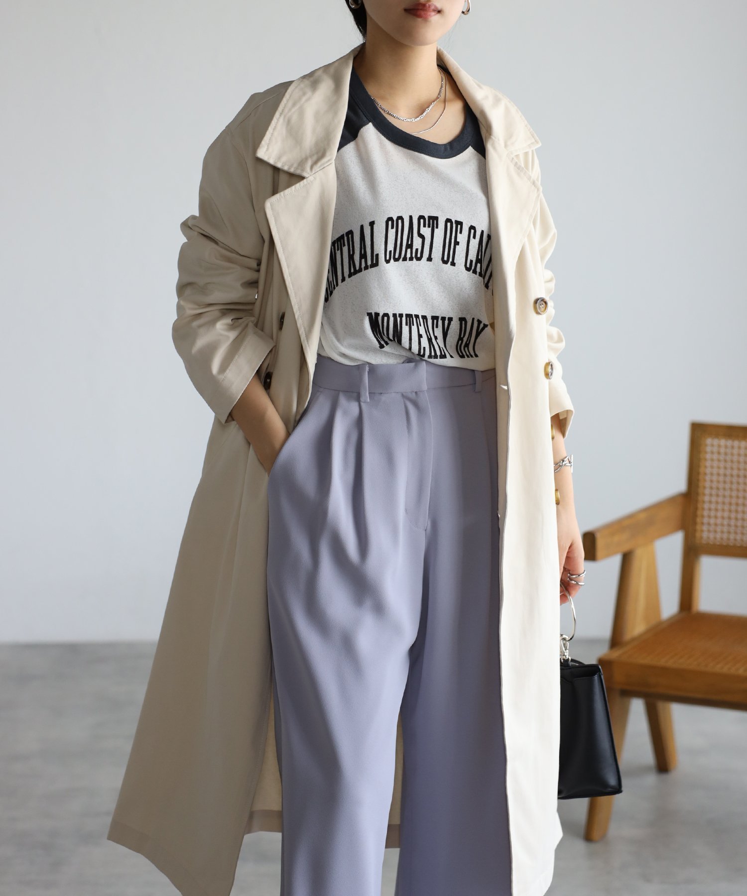 【その他のブランド/Other】のmitis/ピーチ起毛オーバーサイズトレンチコート 人気、トレンドファッション・服の通販 founy(ファニー) 　ファッション　Fashion　レディースファッション　WOMEN　アウター　Coat Outerwear　コート　Coats　トレンチコート　Trench Coats　ガーリー　Girly　スタンダード　Standard　ピーチ　Peach　 other-1|ID: prp329100004540773 ipo3291000000032235007