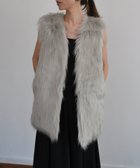 【その他のブランド/Other】のFAKE FUR VEST グレー|ID: prp329100004540785 ipo3291000000032714141