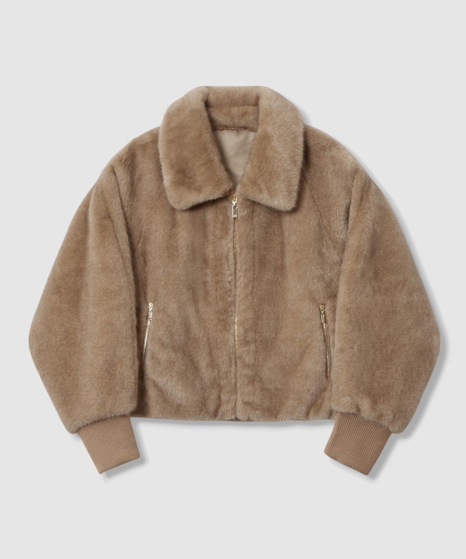 【アナイ/ANAYI】のフェイクミンクファーブルゾン インテリア・キッズ・メンズ・レディースファッション・服の通販 founy(ファニー) 　ファッション　Fashion　レディースファッション　Fashion for Women　アウター　Coat / Outerwear Collection　ブルゾンジャケット・スポーティアウター　Blouson Jackets　コンパクト　Compact, Small Size　ダウン　Down, Puffer　バランス　Balance, Style Balance　ブルゾン　Blouson, Bomber Jacket　リアル　Real, Realistic　A/W・秋冬　Autumn/Winter　beige|ID: prp329100004540800 ipo3291000000032607930