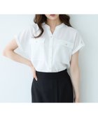 【アンデミュウ/Andemiu】のキンボタンサファリシャツ 人気、トレンドファッション・服の通販 founy(ファニー) ファッション Fashion レディースファッション Fashion for Women トップス・カットソー Cut & Sew Tops シャツ・ブラウス・オフィスカジュアル Elegant Blouses & Button-Ups おすすめ Recommended / Our Picks スキッパー Skipper, Open Collar デニム Denim, Jeans Material ハーフ Half, Half-Length フレア Flare, Flared フレンチ French, French Style ボトム Bottoms, Lower Wear ポケット Pocket, Pocket Detail 夏 Summer thumbnail オフ|ID: prp329100004540801 ipo3291000000032715172