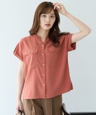 【アンデミュウ/Andemiu】のキンボタンサファリシャツ 人気、トレンドファッション・服の通販 founy(ファニー) ファッション Fashion レディースファッション Fashion for Women トップス・カットソー Cut & Sew Tops シャツ・ブラウス・オフィスカジュアル Elegant Blouses & Button-Ups おすすめ Recommended / Our Picks スキッパー Skipper, Open Collar デニム Denim, Jeans Material ハーフ Half, Half-Length フレア Flare, Flared フレンチ French, French Style ボトム Bottoms, Lower Wear ポケット Pocket, Pocket Detail 夏 Summer thumbnail テラコッタ|ID: prp329100004540801 ipo3291000000032715174