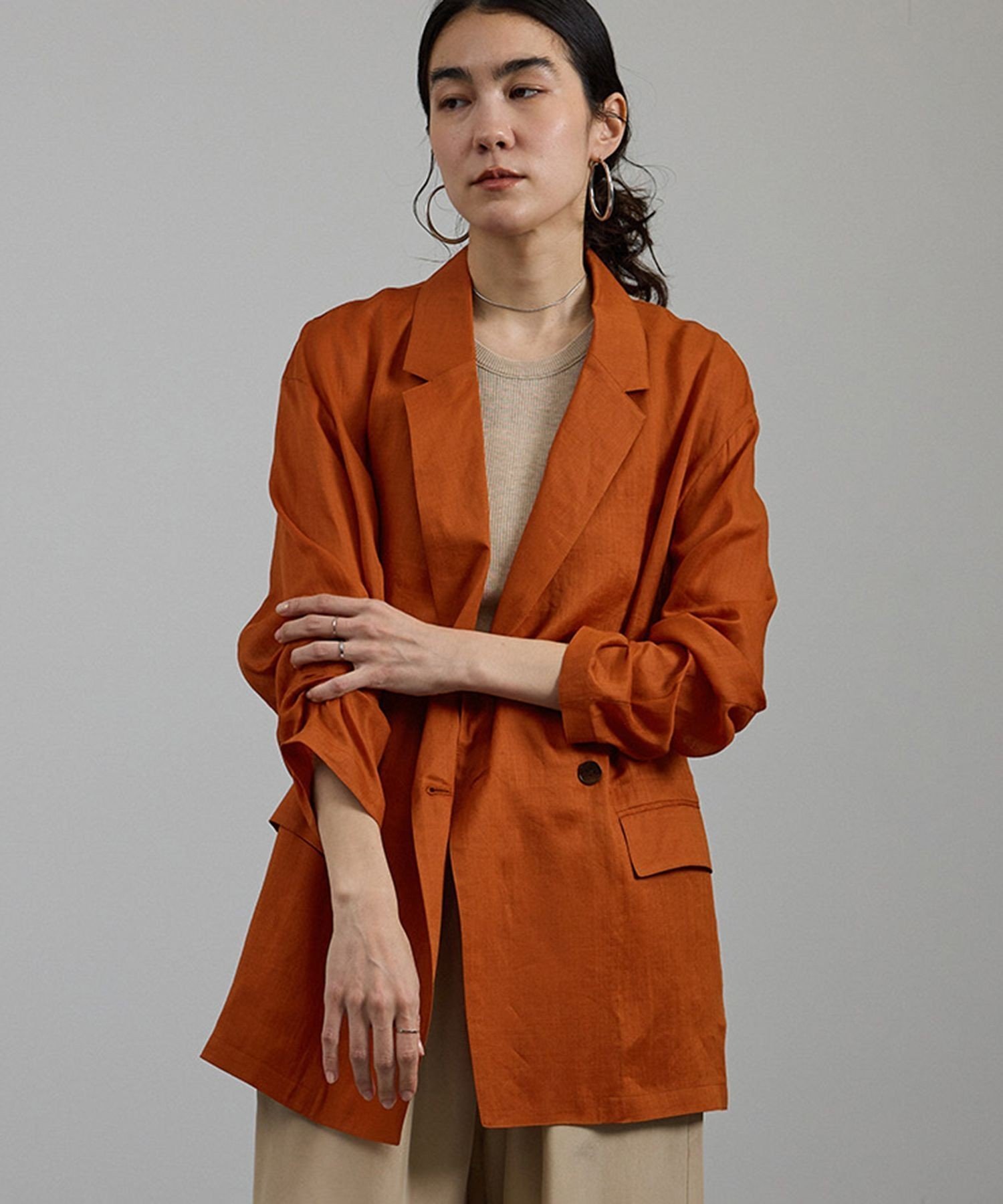 【サロン アダム エ ロペ/SALON adam et rope'】のラミーシアージャケット UVケア・洗える 人気、トレンドファッション・服の通販 founy(ファニー) 　ファッション　Fashion　レディースファッション　WOMEN　アウター　Coat Outerwear　ジャケット　Jackets　洗える　Washable　シアー　Sheer　タンク　Tank　ポケット　Pocket　リネン　Linen　おすすめ　Recommend　夏　Summer　ビジネス 仕事 通勤　Business　 other-1|ID: prp329100004540803 ipo3291000000032331832