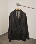【サロン アダム エ ロペ/SALON adam et rope'】のラミーシアージャケット UVケア・洗える 人気、トレンドファッション・服の通販 founy(ファニー) ファッション Fashion レディースファッション WOMEN アウター Coat Outerwear ジャケット Jackets 洗える Washable シアー Sheer タンク Tank ポケット Pocket リネン Linen おすすめ Recommend 夏 Summer ビジネス 仕事 通勤 Business thumbnail チャコール(06)|ID: prp329100004540803 ipo3291000000032331837
