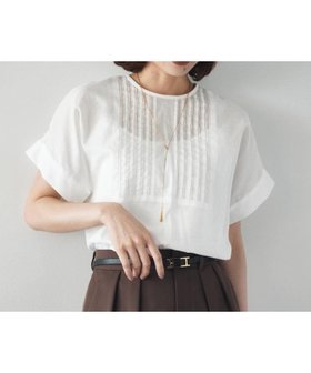 【アンタイトル/UNTITLED】の【シアー/洗える】コットンピンタックブラウス 人気、トレンドファッション・服の通販 founy(ファニー) ファッション Fashion レディースファッション Fashion for Women トップス・カットソー Cut & Sew Tops シャツ・ブラウス・オフィスカジュアル Elegant Blouses & Button-Ups おすすめ Recommended / Our Picks シアー Sheer, See-Through スリーブ Sleeve, Long Sleeve / Short Sleeve トレンド Trend, Trending Now フェミニン Feminine, Girly フレンチ French, French Style エレガント 上品 Elegant 今季 This Season, Current Season 洗える Machine Washable |ID:prp329100004540809