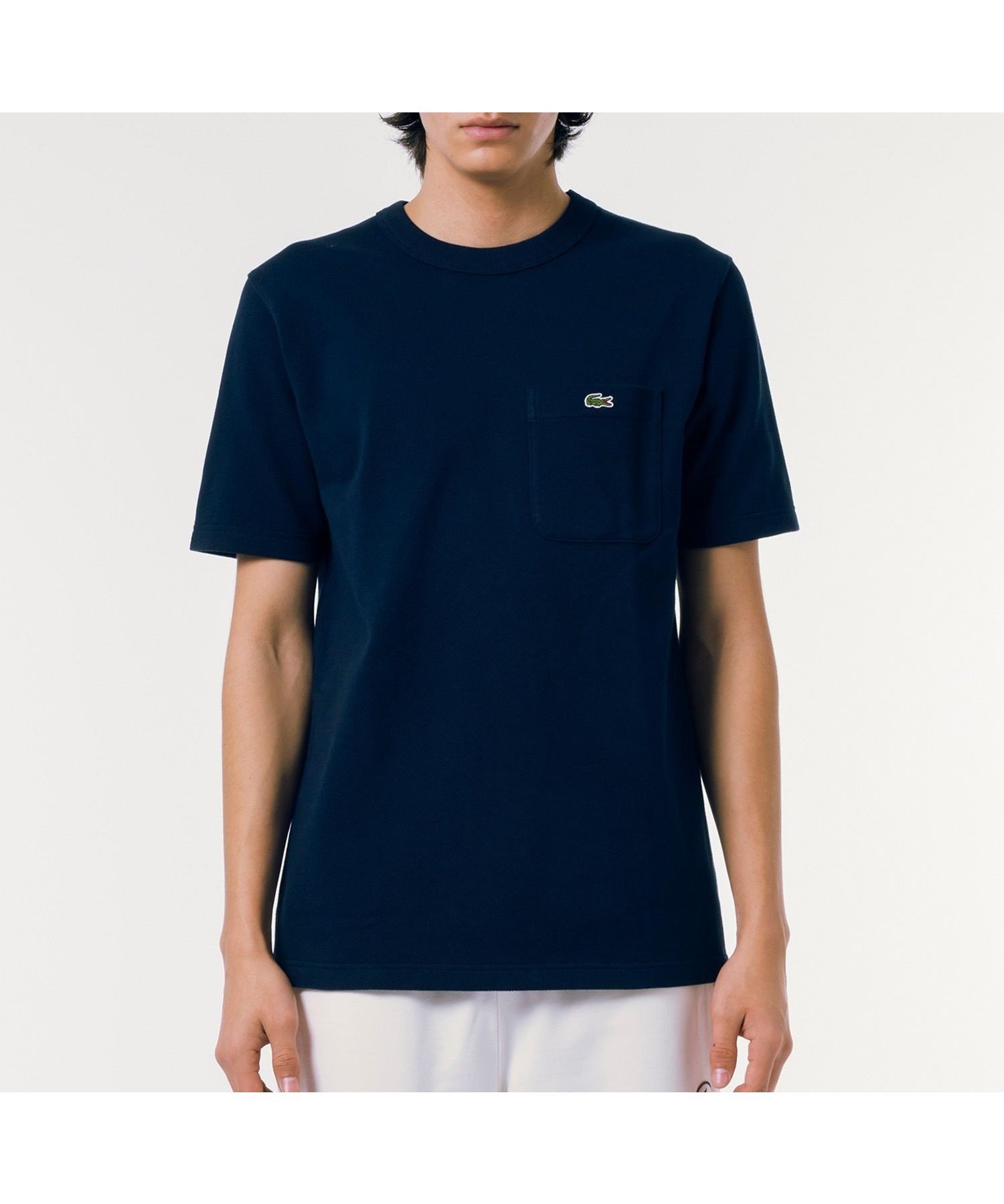 【ラコステ/LACOSTE / MEN】の鹿の子地ポケット半袖Tシャツ インテリア・キッズ・メンズ・レディースファッション・服の通販 founy(ファニー) 　ファッション　Fashion　メンズファッション　MEN　クラシック　Classic　スマート　Smart　フィット　Fit　ベーシック　Basic　ポケット　Pocket　エレガント 上品　Elegant　半袖　Short Sleeve　鹿の子　Pique　ネイビー|ID: prp329100004540823 ipo3291000000032083267