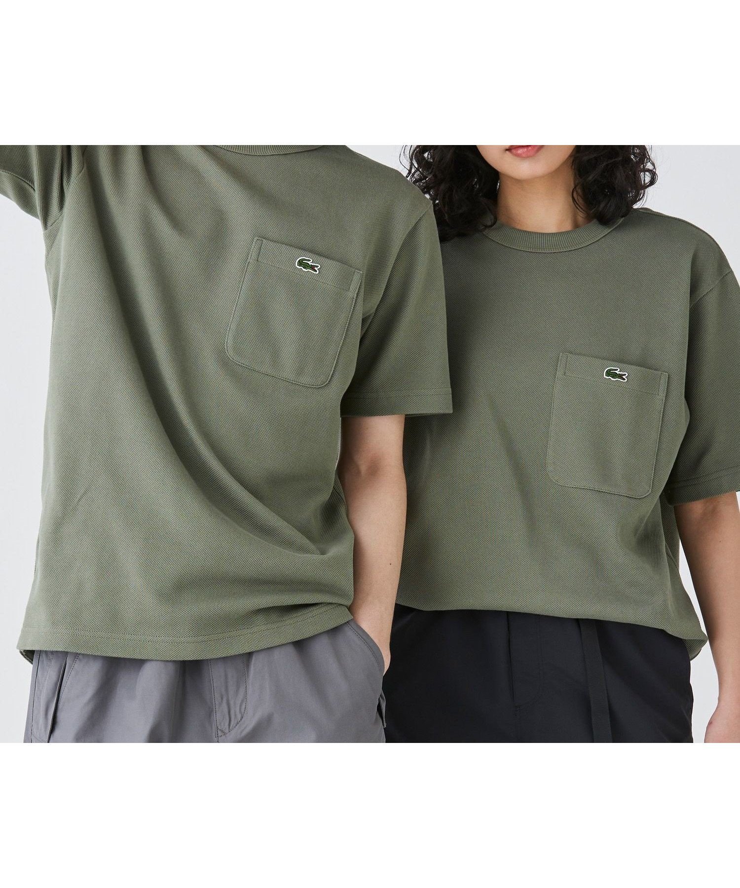 【ラコステ/LACOSTE / MEN】の鹿の子地ポケット半袖Tシャツ インテリア・キッズ・メンズ・レディースファッション・服の通販 founy(ファニー) 　ファッション　Fashion　メンズファッション　MEN　クラシック　Classic　スマート　Smart　フィット　Fit　ベーシック　Basic　ポケット　Pocket　エレガント 上品　Elegant　半袖　Short Sleeve　鹿の子　Pique　モスグリーン|ID: prp329100004540823 ipo3291000000032083268