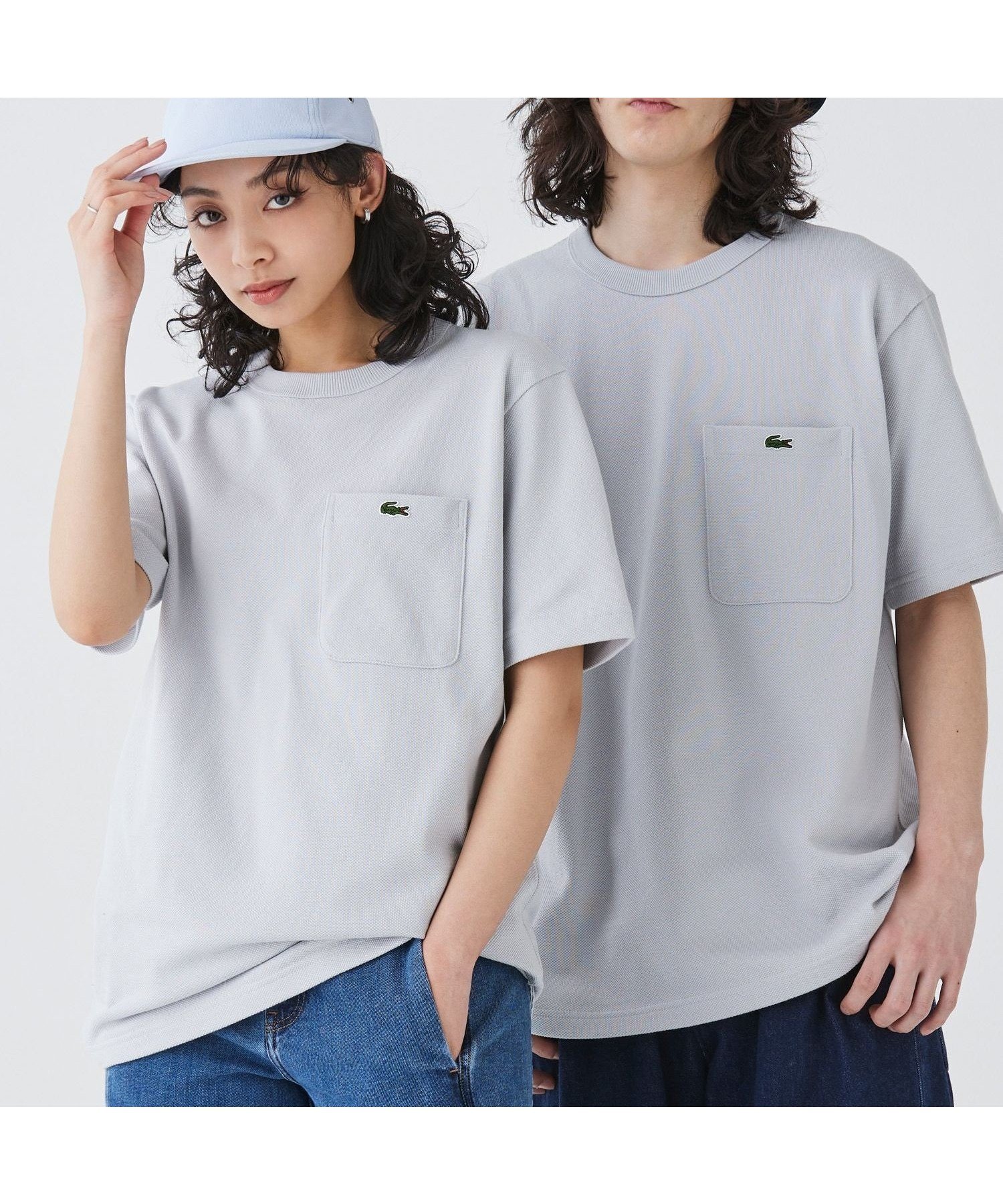 【ラコステ/LACOSTE / MEN】の鹿の子地ポケット半袖Tシャツ インテリア・キッズ・メンズ・レディースファッション・服の通販 founy(ファニー) 　ファッション　Fashion　メンズファッション　Men's Style Online　クラシック　Classic　スマート　Smart　フィット　Fit　ベーシック　Basic　ポケット　Pocket　エレガント 上品　Elegant　半袖　Short Sleeve　鹿の子　Pique　グレー|ID: prp329100004540823 ipo3291000000032681281