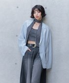 【ページボーイ/PAGEBOY】の【長袖】シアージャケット 人気、トレンドファッション・服の通販 founy(ファニー) ファッション Fashion レディースファッション Ladies' Fashion Online アウター Coat Outerwear ジャケット Jackets インナー Inner ジャケット Jacket ストライプ Stripe 夏 Summer 長袖 Long Sleeve thumbnail ブルー85|ID: prp329100004540834 ipo3291000000032660521