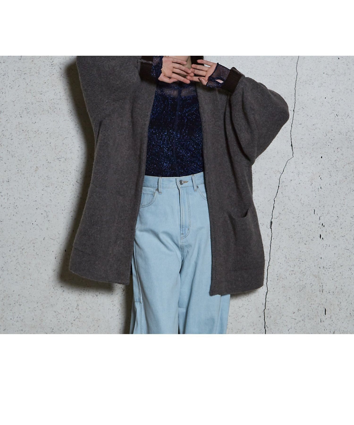 【ノミネ/NOMINE】の袖ボリュームニットコート インテリア・キッズ・メンズ・レディースファッション・服の通販 founy(ファニー) 　ファッション　Fashion　レディースファッション　Fashion for Women　アウター　Coat / Outerwear Collection　コート・ロングコート・ピーコート　Long Coats, Peacoats & More　シンプル　Simple, Minimal　人気　Popular, Best Seller　定番　Standard, Basic Item　A/W・秋冬　Autumn/Winter　羽織　Haori, Light Jacket　防寒　Cold Protection, Winter-Ready　モカ|ID: prp329100004540855 ipo3291000000033515537