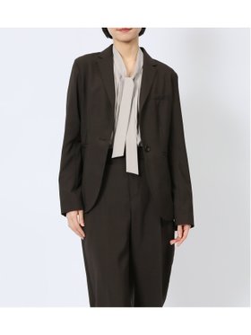 【タカキュー/TAKA-Q】のウェザーストレッチウォッシャブル 1ボタンジャケット こげ茶(セットアップ可能) 人気、トレンドファッション・服の通販 founy(ファニー) ファッション Fashion レディースファッション WOMEN アウター Coat Outerwear ジャケット Jackets ジャケット Jacket ストレッチ Stretch スリット Slit セットアップ Set Up フォーマル Formal ベーシック Basic ポケット Pocket マニッシュ Mannish リネン Linen ワイド Wide おすすめ Recommend 夏 Summer |ID:prp329100004540870