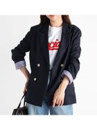 【ヴァン/Vin】のダブルブレストテーラードジャケット ネイビー|ID: prp329100004540871 ipo3291000000032083524