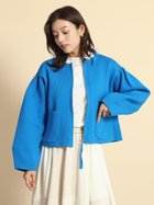 【ヴァン/Vin】のミドルゲージジップニットブルゾン ブルー|ID: prp329100004540872 ipo3291000000032083528