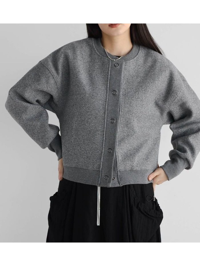 【ラシュッド/LASUD】のフェルトコンパクトブルゾン インテリア・キッズ・メンズ・レディースファッション・服の通販 founy(ファニー) https://founy.com/ ファッション Fashion レディースファッション WOMEN アウター Coat Outerwear ブルゾン Blouson/Jackets おすすめ Recommend コンパクト Compact デニム Denim フェルト Felt フロント Front ブルゾン Blouson ベーシック Basic |ID: prp329100004540873 ipo3291000000032083533