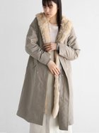 【ラシュッド/LASUD】のファーフーデッドモッズロングアウター 人気、トレンドファッション・服の通販 founy(ファニー) ファッション Fashion レディースファッション WOMEN アウター Coat Outerwear インナー Inner リュクス Luxe ロング Long エレガント 上品 Elegant 防寒 Cold Protection thumbnail グレージュ|ID: prp329100004540878 ipo3291000000032083553
