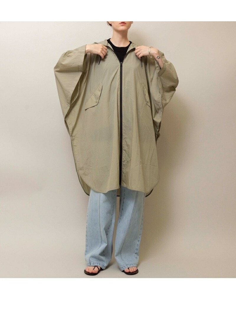 【ジョンブルプライベートラボ/Johnbull Private labo】のJohnbull/ポンチョ インテリア・キッズ・メンズ・レディースファッション・服の通販 founy(ファニー) 　ファッション　Fashion　レディースファッション　WOMEN　アウター　Coat Outerwear　ポンチョ　Ponchos　おすすめ　Recommend　インナー　Inner　シンプル　Simple　バランス　Balance　パーカー　Hoodie　ポケット　Pocket　ポンチョ　Poncho　ミリタリー　Military　モチーフ　Motif　旅行　Travel　軽量　Lightweight　モス|ID: prp329100004540903 ipo3291000000032083647