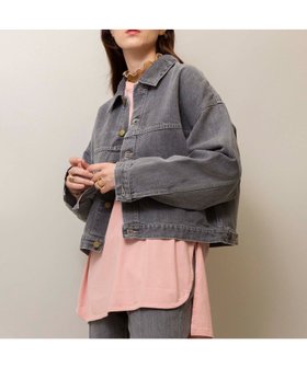 【ジョンブルプライベートラボ/Johnbull Private labo】のJohnbull/デニムショートジャケット 人気、トレンドファッション・服の通販 founy(ファニー) ファッション Fashion レディースファッション WOMEN アウター Coat Outerwear ジャケット Jackets インナー Inner コンパクト Compact ショルダー Shoulder スウェット Sweat ストーン Stone ドロップ Drop パーカー Hoodie ボックス Box ポケット Pocket |ID:prp329100004540905
